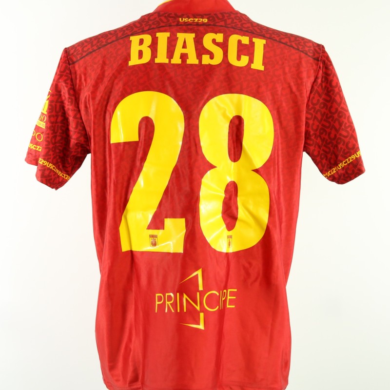 Biasci unwashed shirt Catanzaro vs Como 2023