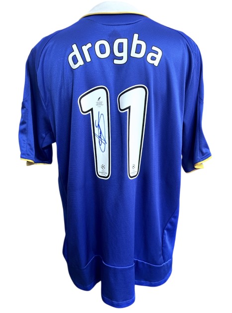 Drogba's Chelsea Signed Official Shirt, UCL 2008/09