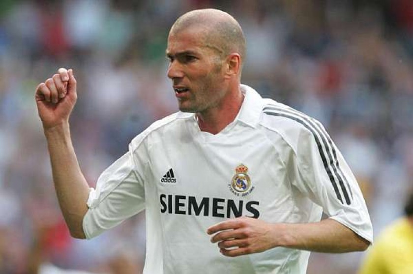 Zidane's Real Madrid Match Shirt, Last Match, 2006
