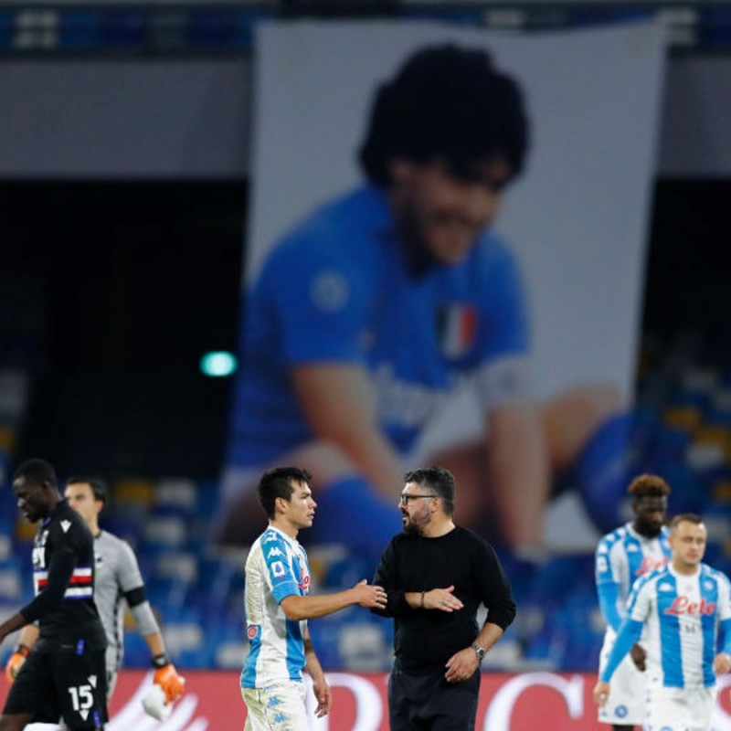 Ravaglia's Match-Issued Shirt, Napoli-Sampdoria 2020, Special Maradona