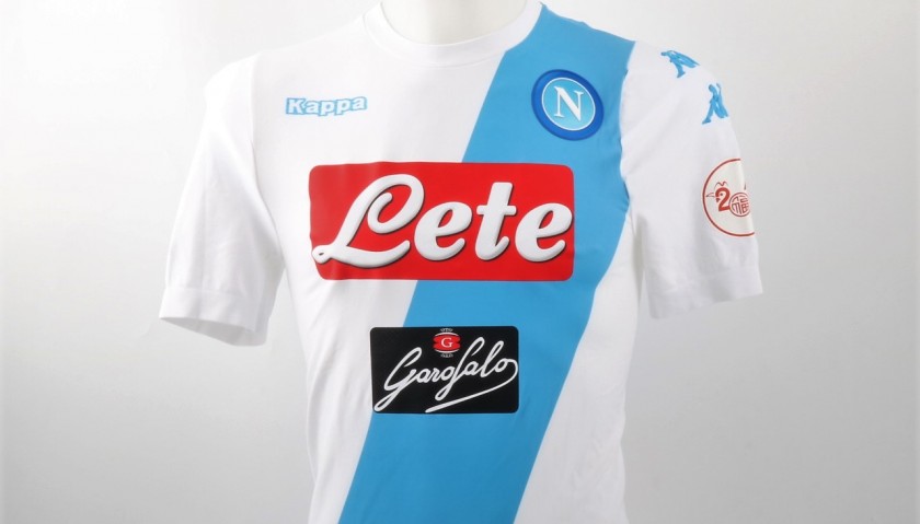 Hamsik Match issued/worn Shirt, Napoli-Palerm - Special Patch