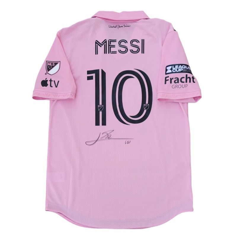 Messi's Match-Issued Signed Shirt, Nashville vs Inter Miami - Final Leagues Cup 2023