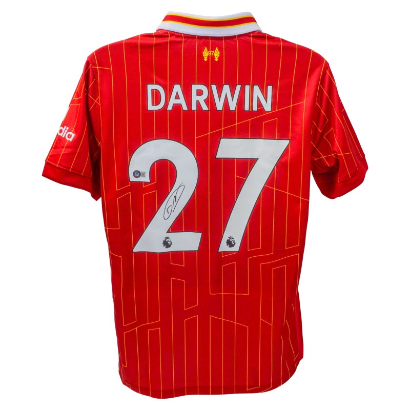 Replica della maglia firmata da Darwin Nunez del Liverpool FC