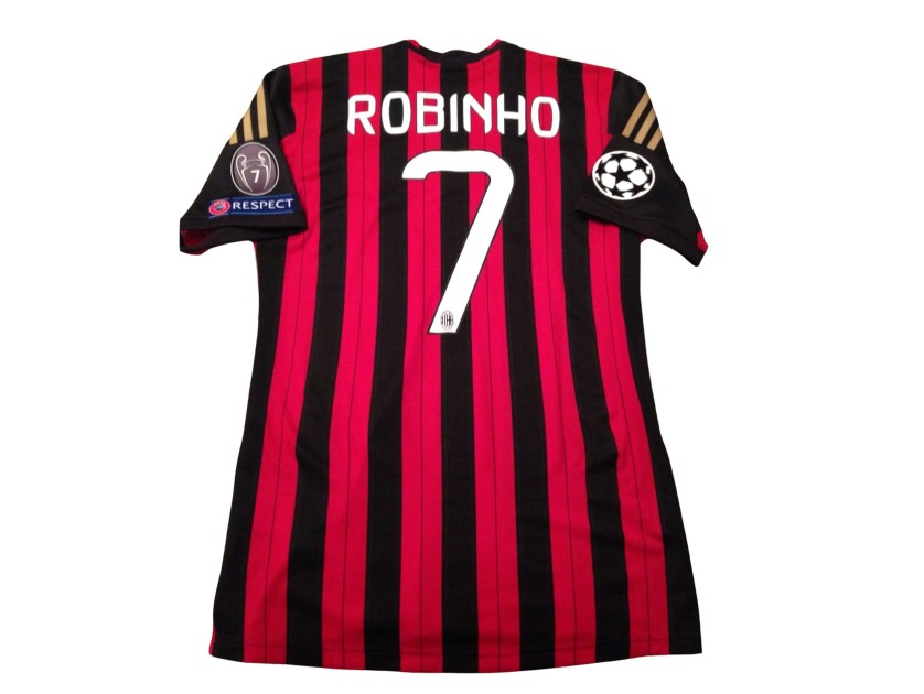 Robinho's Milan Match-Issued Shirt, UCL 2013/14