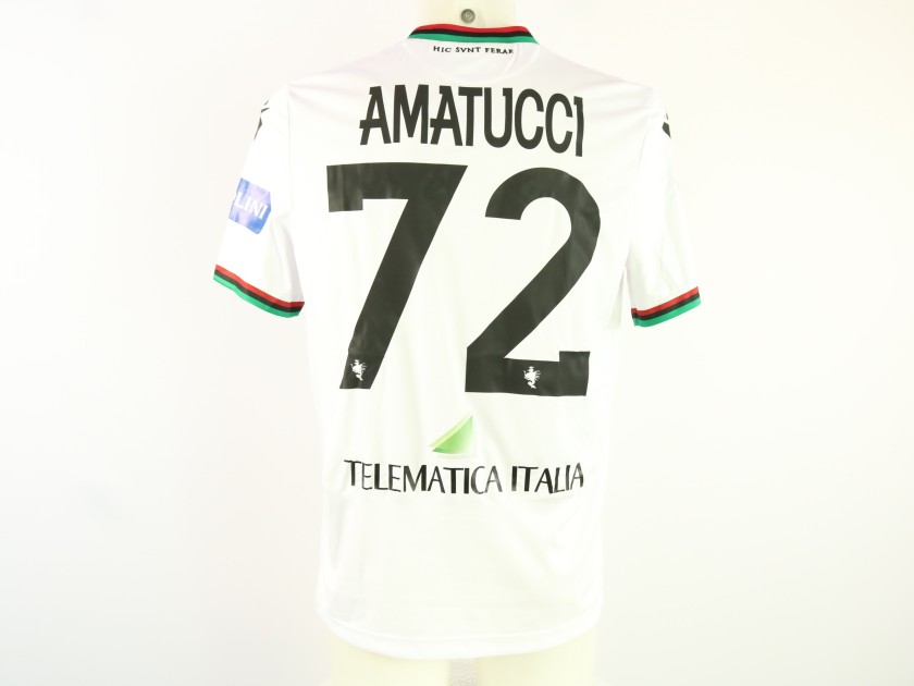 Amatucci's unwashed Shirt, Sampdoria vs Ternana 2024 