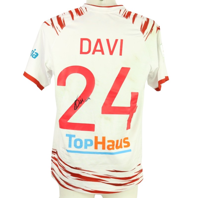 Davi's unwashed Signed Shirt, Sudtirol vs Venezia 2024
