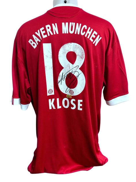 Maglia Ufficiale Müller Bayern Monaco, 2013/14 - Autografata