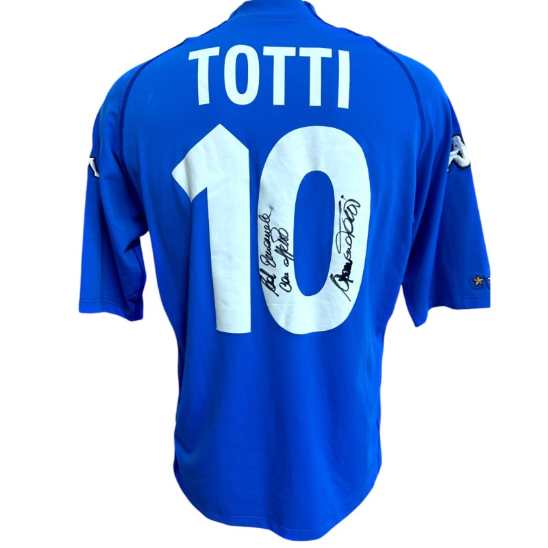 Totti's Italy Signed Issued Shirt 2000