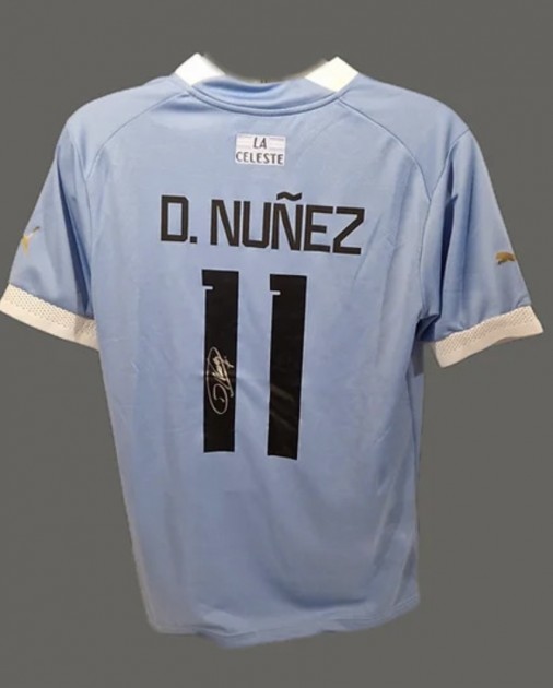 Darwin Núñez Uruguay National Team Autographed 2022 FIFA World Cup