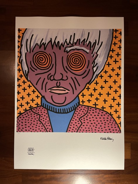 Keith Haring Signed Lithograph 