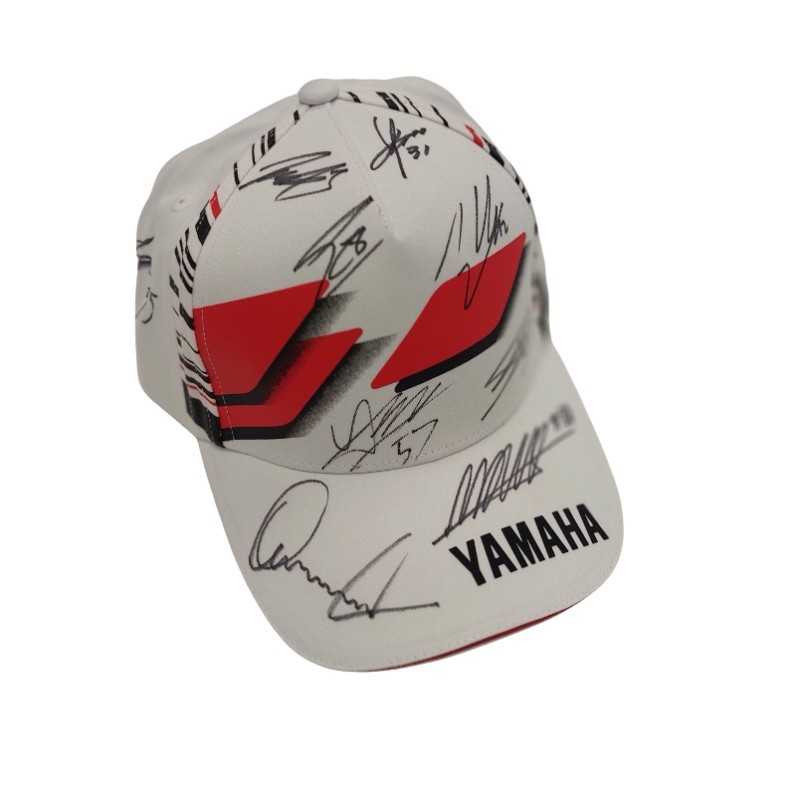Cappellino del 70° Anniversario - Autografato dai piloti Yamaha delle corse su strada