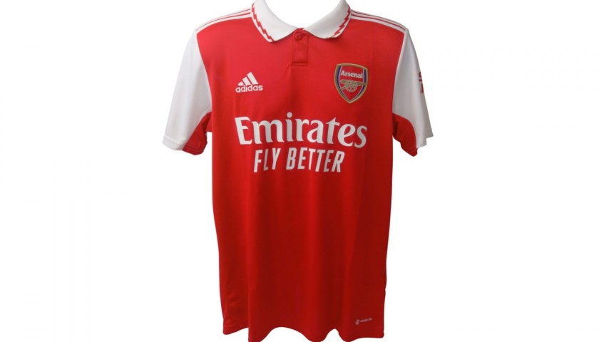 Saka's Official Arsenal Signed Shirt, 2022/23