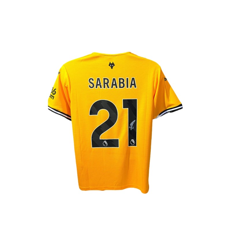 Pablo Sarabia's Wolverhampton Wanderers 2023/24 Signed Replica Shirt
