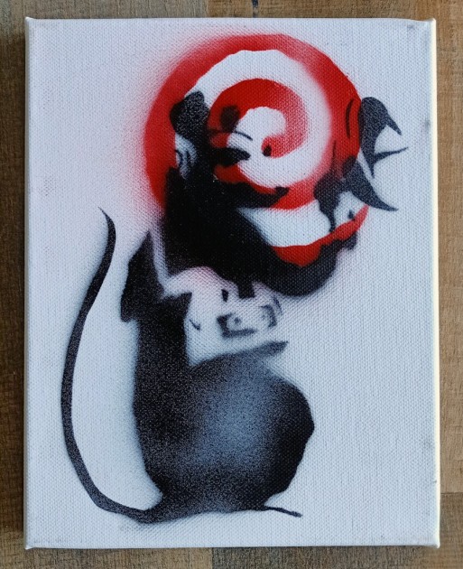 Dismaland Souvenir 'Interceptor Rat' Canvas