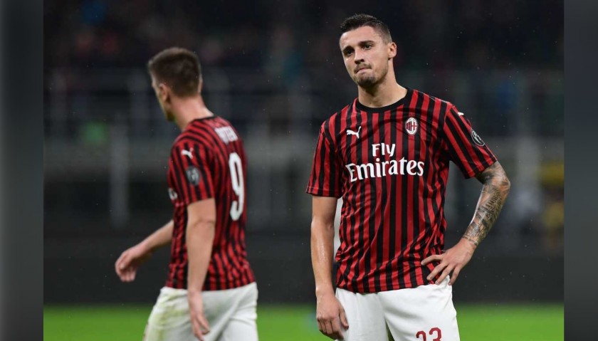 Krunic's AC Milan Worn and Unwashed Shorts, 2019/20 