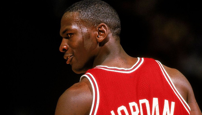 Throwback Chicago Bulls Michael Jordan 23 Nba Split Edition Red