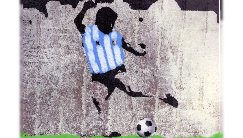 Diego Armando Maradona - Artwork by Gabriele Salvatore
