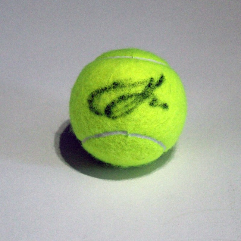 Pallina da Tennis Autografata da Ivan Ljubicic Internazionali d'Italia 2024
