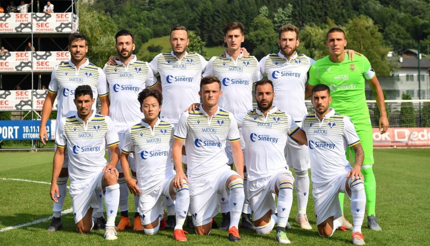 Pazzini's Hellas Verona Signed Match Shirt, 2019/20 