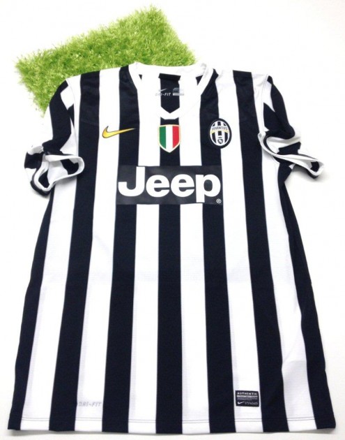 Juventus fanshop shirt, Carlitos Tevez, 2013/2014 - signed