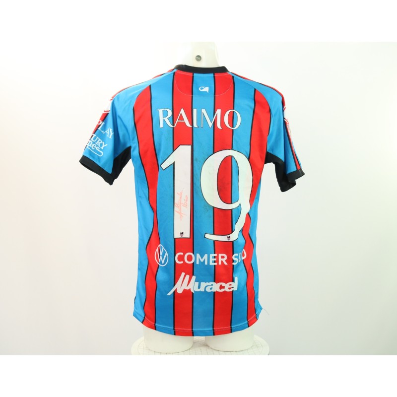 Raimo's Catania vs Cavese Unwashed Signed Shirt, 2024