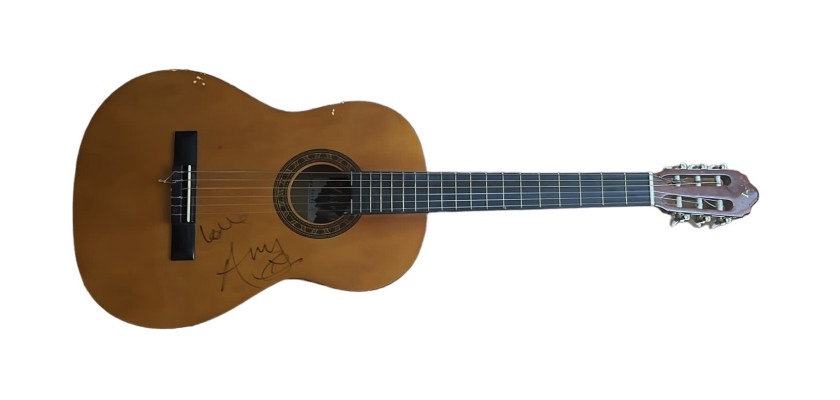 Amy Winehouse Signed Acoustic Guitar