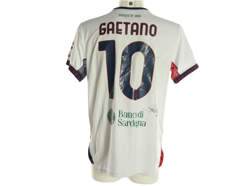 Gateano's Signed Unwashed Shirt, Inter vs Cagliari 2026