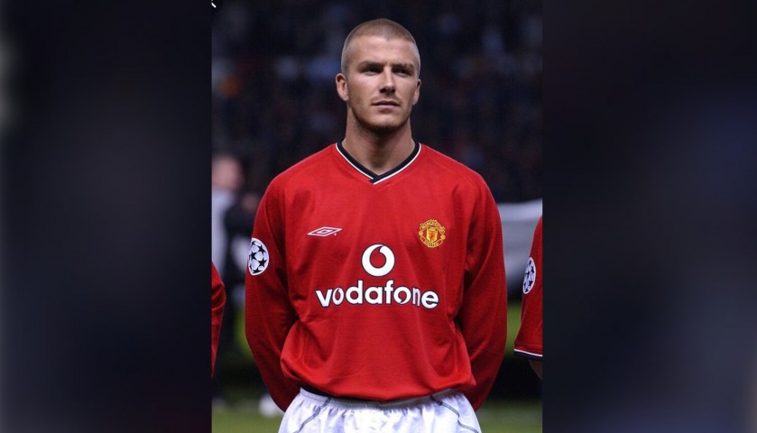 Beckham's Official Manchester United Signed Shirt, 2001/02