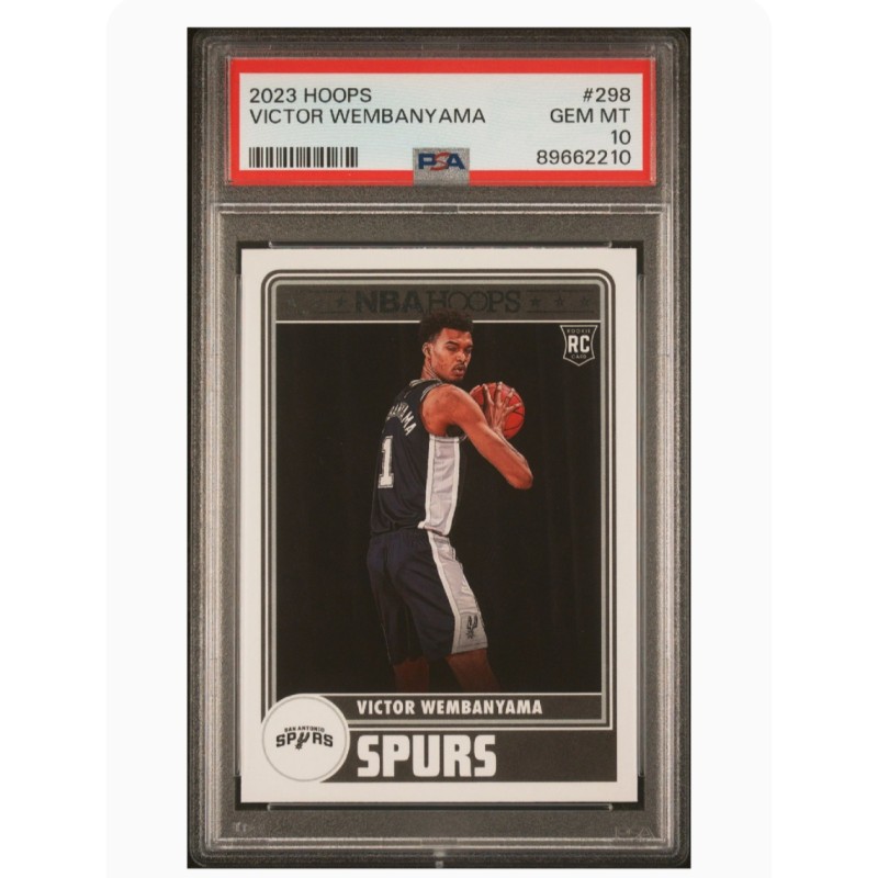 Victor Wembanyama Signed San Antonio Spurs Rookie Card 