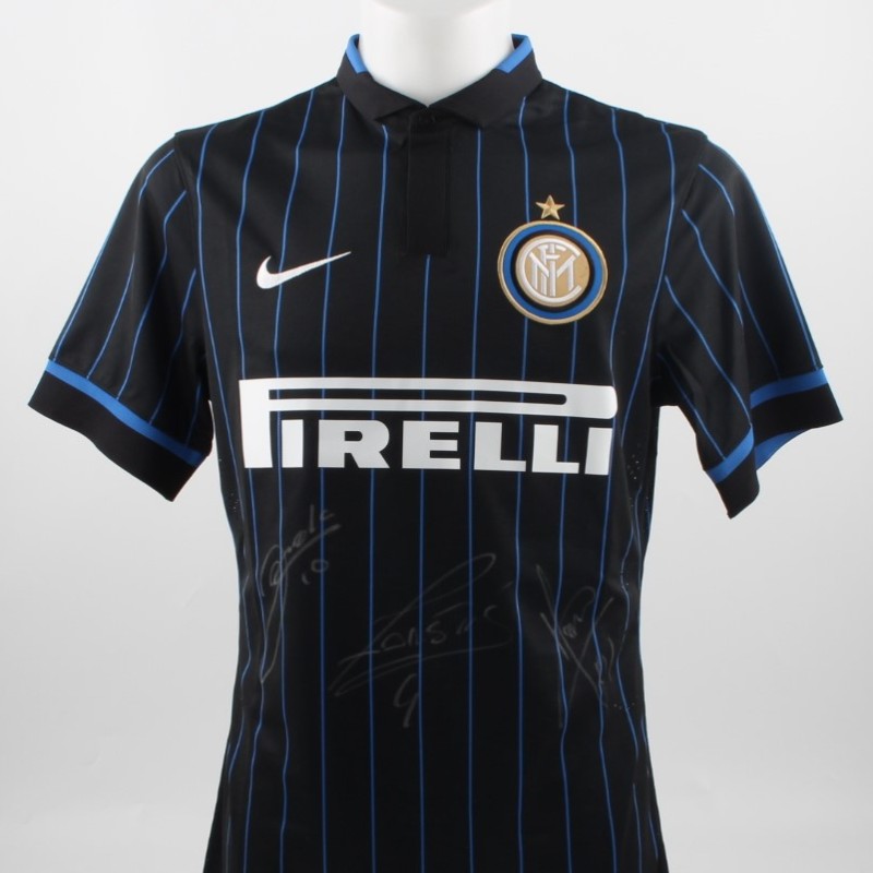 Inter Home Shirt, 2021/22 - Signed by the First Squad