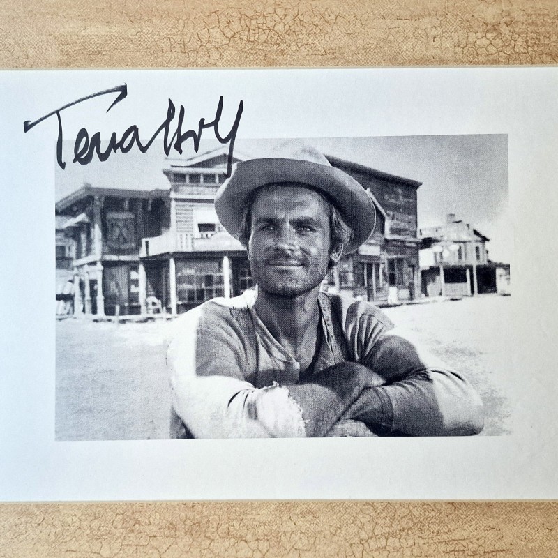 Photograph signed by Terence Hill