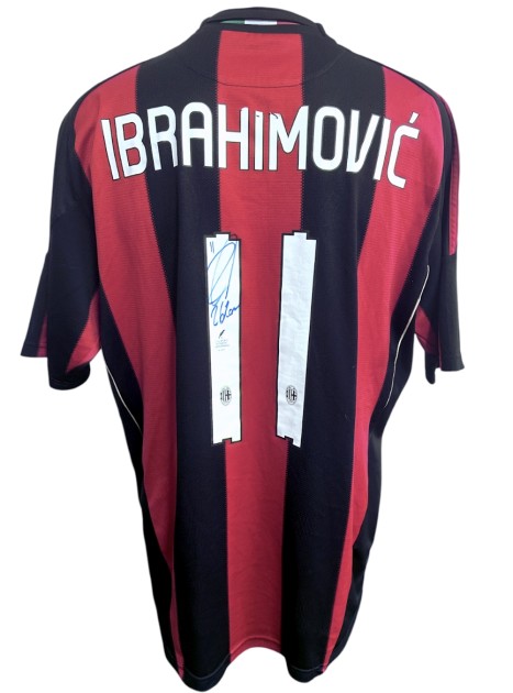 Ibrahimovic's Milan Signed Official Shirt, 2010/11