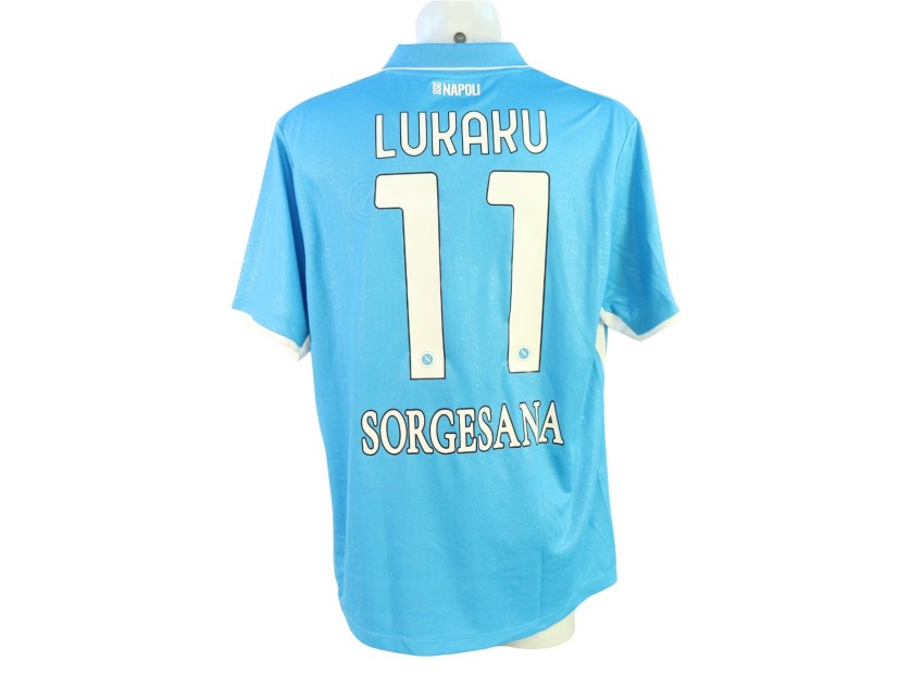 Lukaku's Napoli Issued Shirt, 2024/25