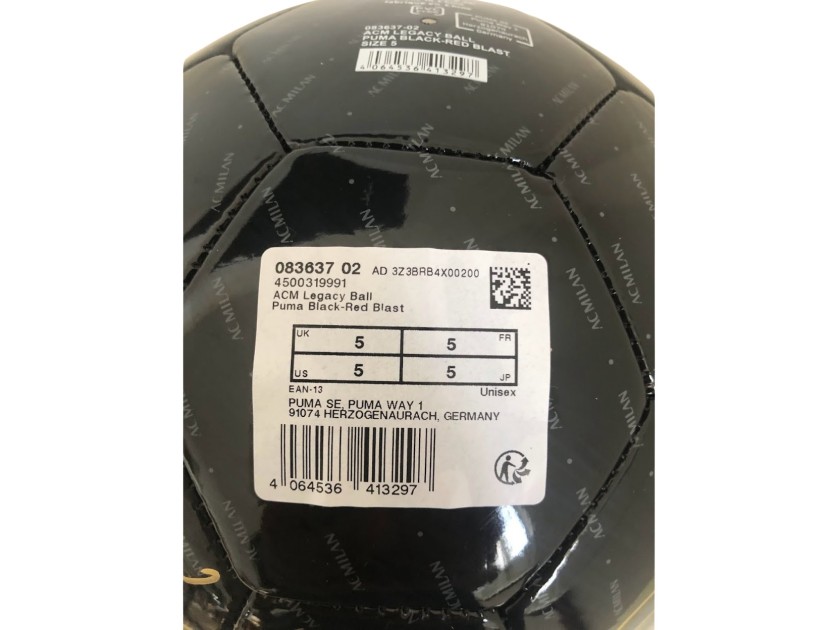 Pallone ufficiale Milan, 2022/23 - Autografato dai giocatori - CharityStars