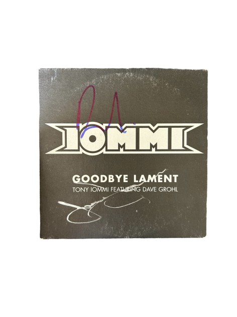 Toni Iommi Dave Grohl Signed CD Single