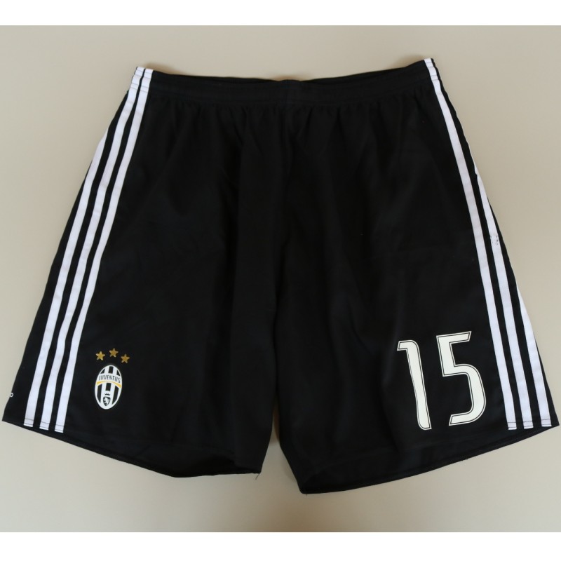 Barzagli's Juventus Match-Issued Shorts, 2016/17