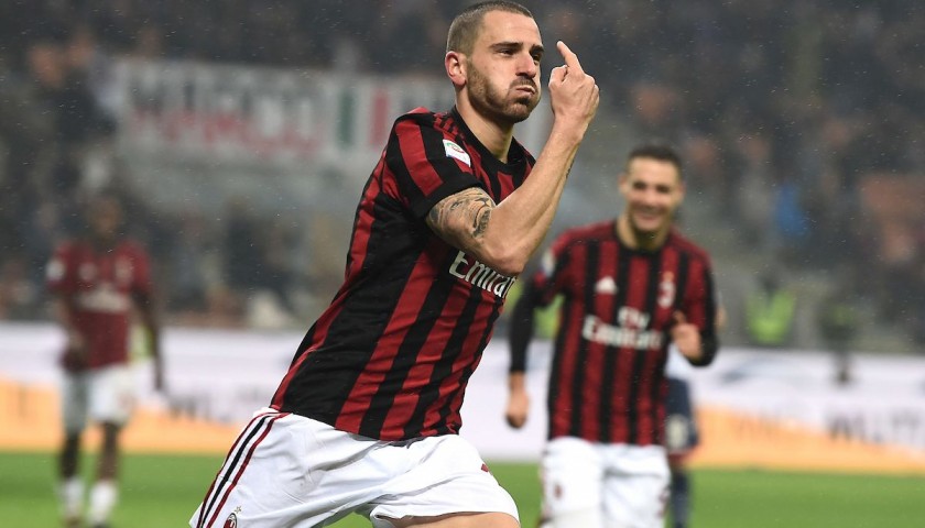 Leo Bonucci’s Match-Issued/Signed Milan Shirt 