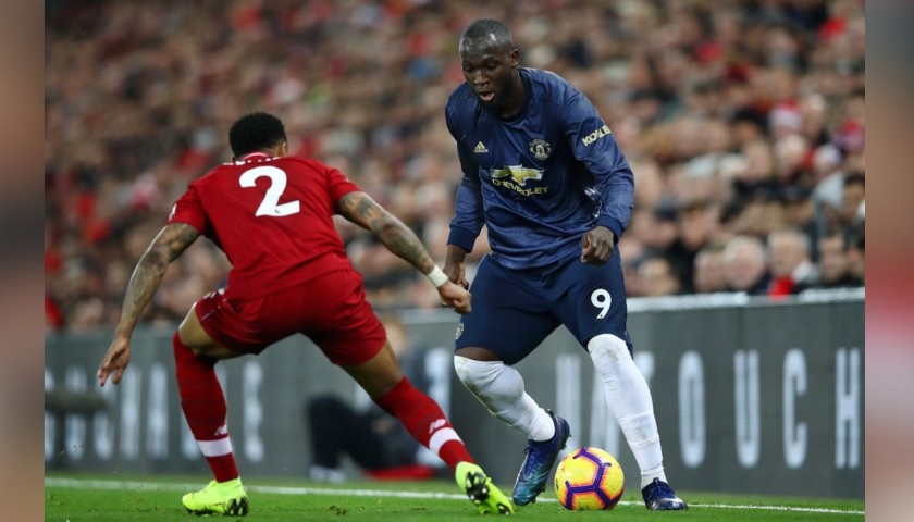 Lukaku's Official Man United Signed Shirt, 2018/19