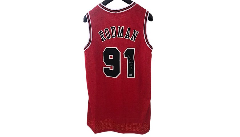 Dennis Rodman's LA Lakers NBA Signed Shirt - CharityStars