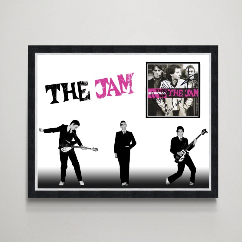 Display dell'inserto del CD firmato The Jam