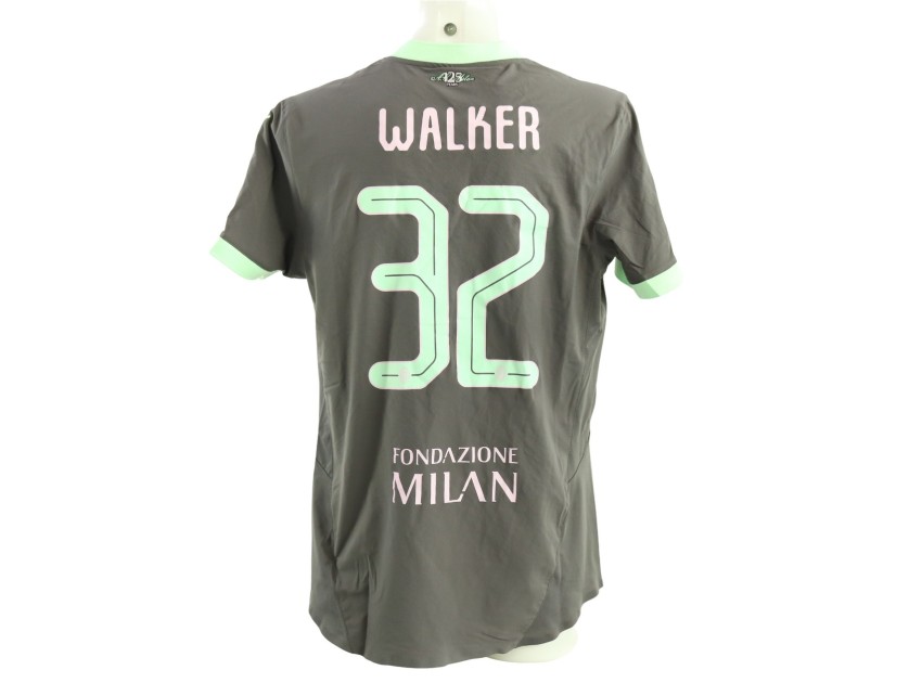 Walker's Match-Worn Shirt Feyenord vs Milan 2025