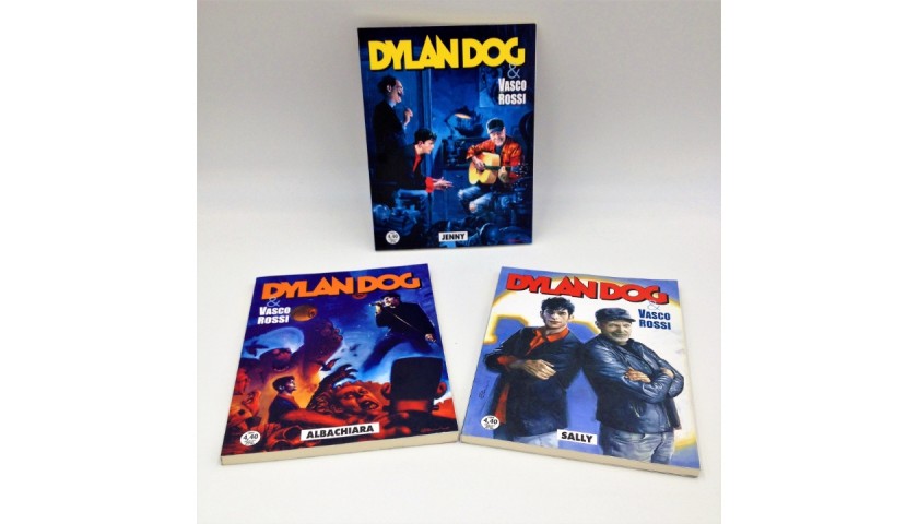 Dylan Dog & Vasco Rossi - Three Collector's Comics