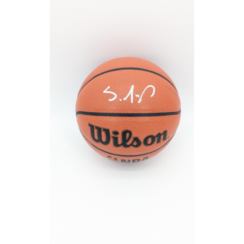 Pallone da basket firmato da Shawn Kemp dei Seattle Sonics