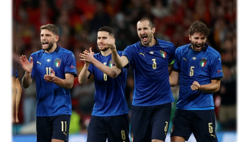 Locatelli's Match Shirt, Italy-Spain 2021