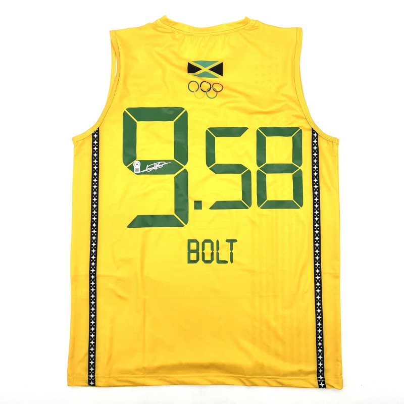 Usain Bolt Signed Jamaica Jersey