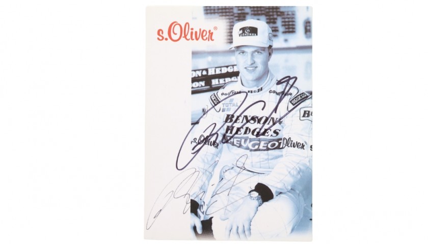 Ralf Schumacher Signed Card