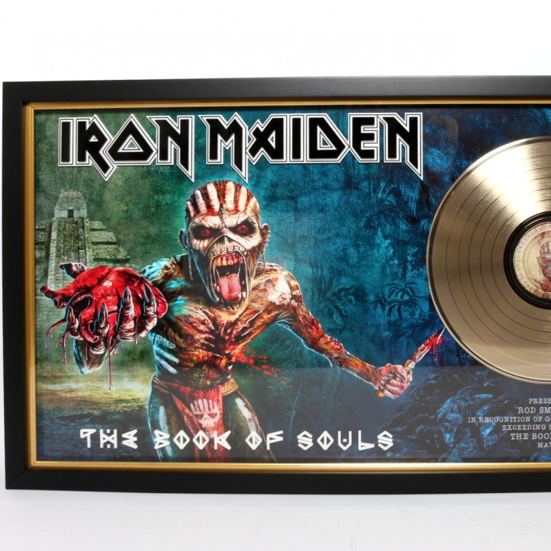 Iron Maiden Australian TBOS Gold Disc