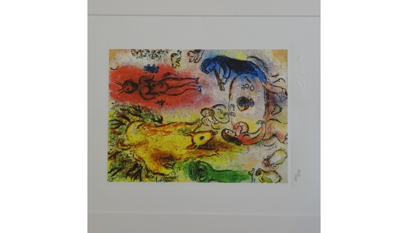 Marc Chagall "The Devil" Spadem Editions 1980