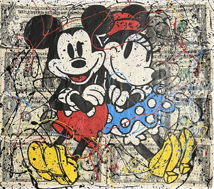 "Mickey and Minnie Love" by Paz Blandina