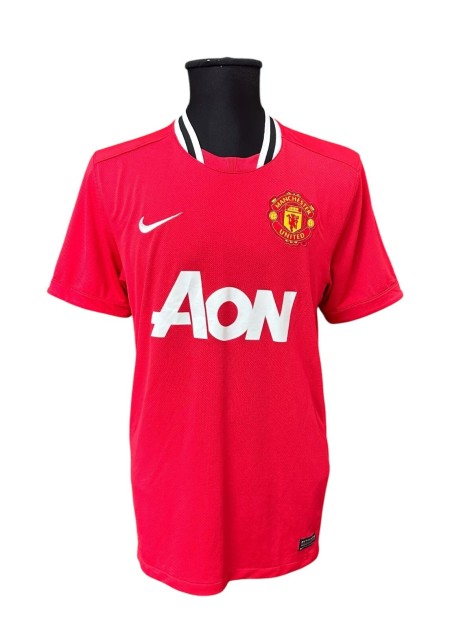 Rooney's Manchester United Official Shirt, 2011/12 - CharityStars
